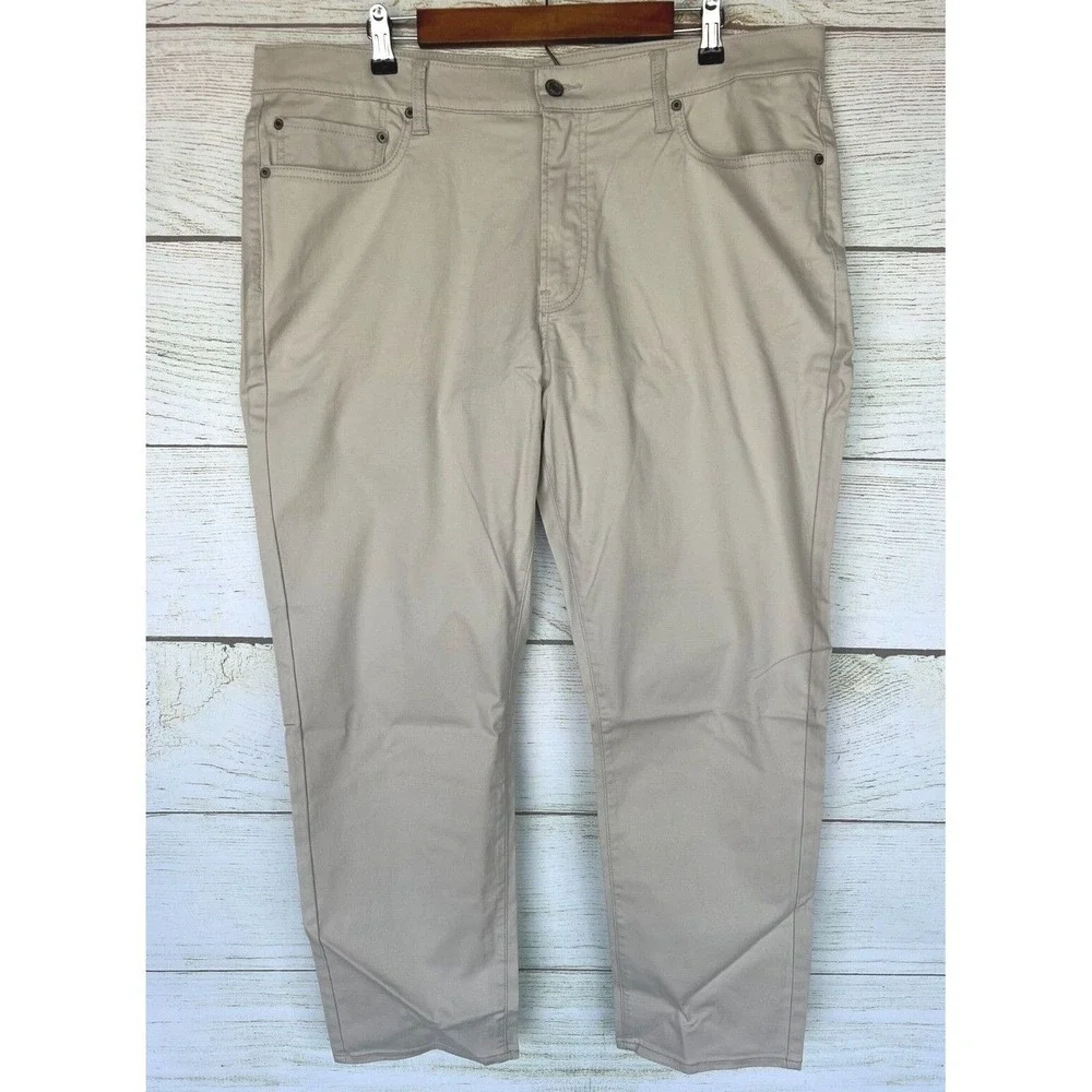 Lucky Brand 410 Pants Mens 30X30 Moonstk Athletic Slim Stretch Five Pocket New